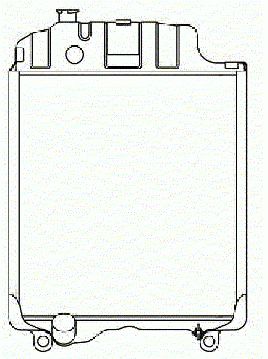 Radiador tractor JOHN DEERE                AL31237/ AL37568