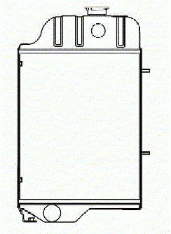 Radiador tractor JOHN DEERE         AT20849