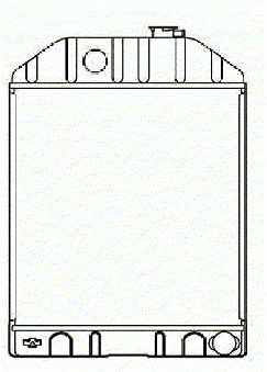 Radiador tractor FORD          81875325