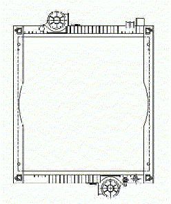 Radiador tractor JOHN DEERE              AL116668 / AL115732 / AL111000