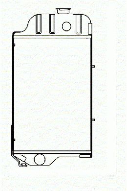 Radiador tractor JHON DEERE  AL25255 / AT20847